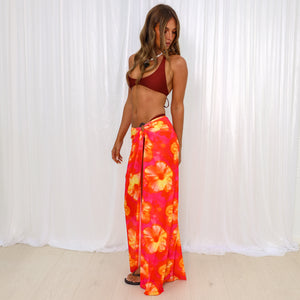 Split Mesh Maxi Skirt - Samba Baby