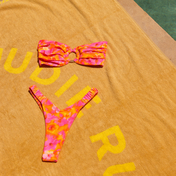 Retro Y Thong Bikini Bottom - Honey Baby
