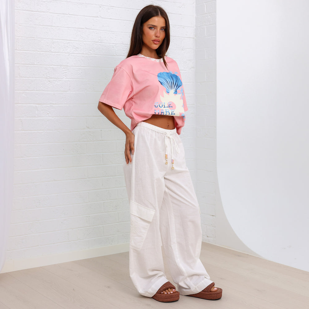 Sun Signs Cargo Pant - Whipped White