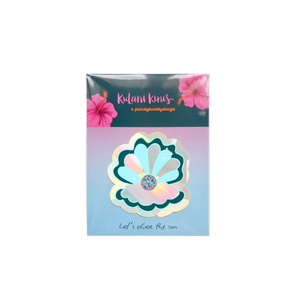 Suncatcher Sticker - Seashell Sweetie