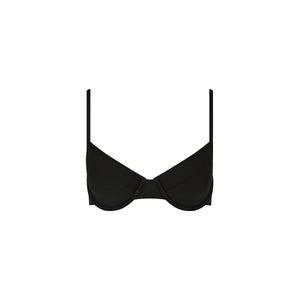Ditzy Underwire Bra Bikini Top - Twilight Black