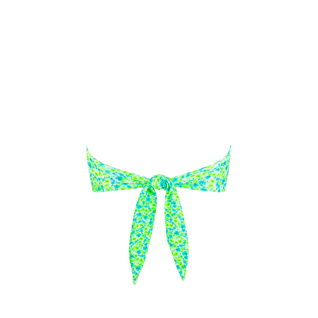 Strapless Bandeau Bikini Top - Apple Blossom