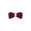 Strapless Bandeau Bikini Top - Sangria