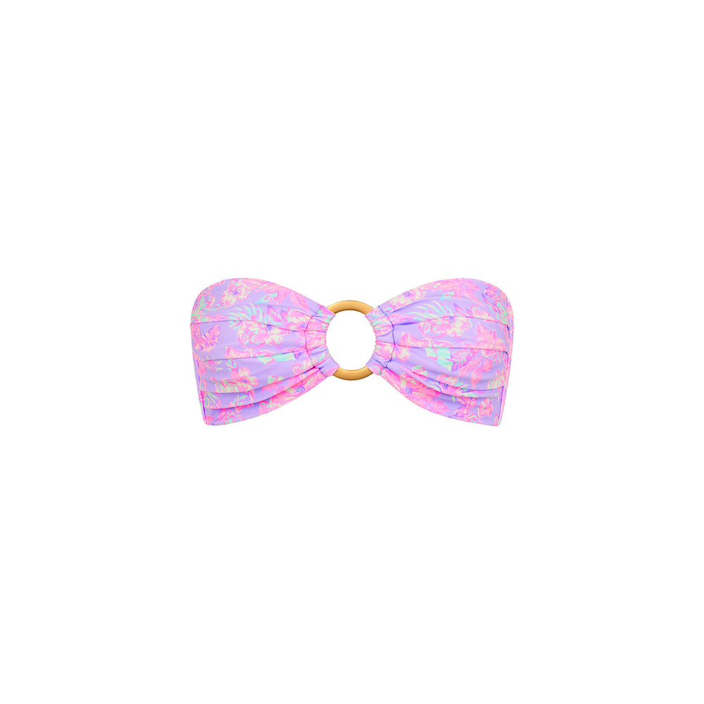 Strapless Bandeau Bikini Top - Lilac Love