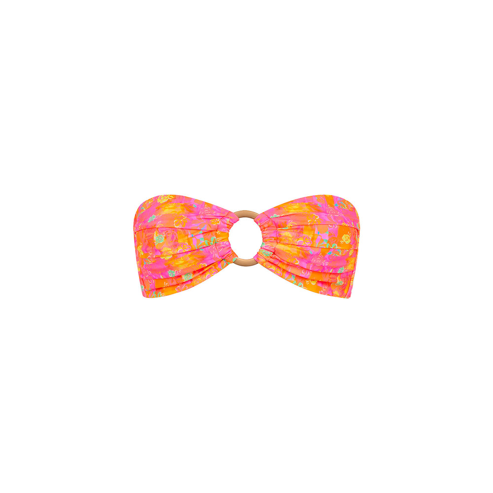 Strapless Bandeau Bikini Top - Sunrise Kiss