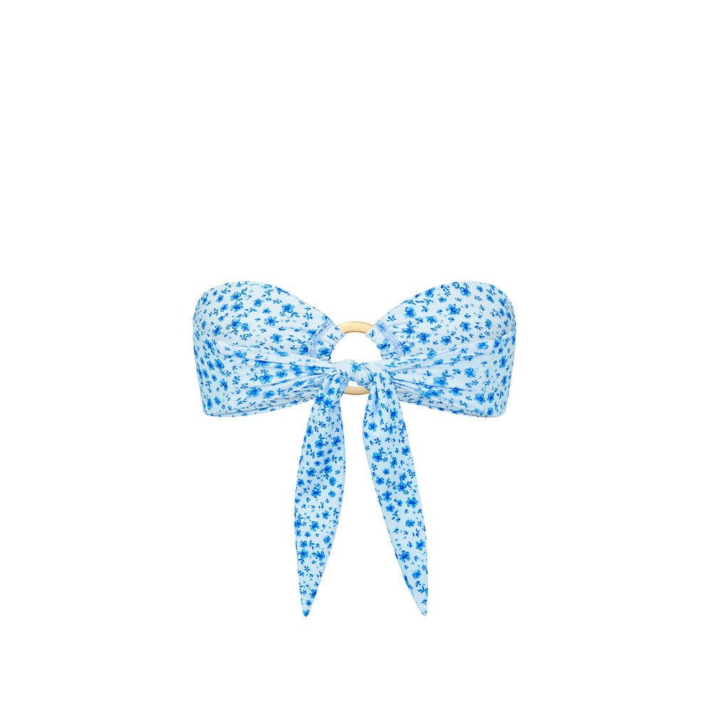 Strapless Bandeau Bikini Top - Dream Flower