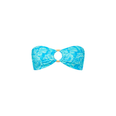 Strapless Bandeau Bikini Top - Starry Seas