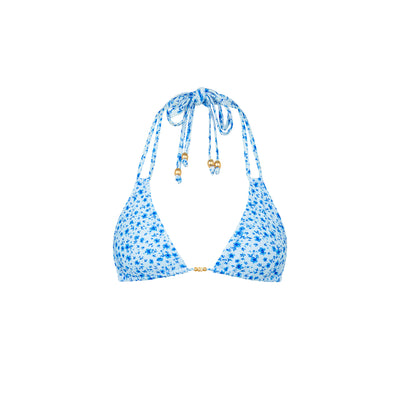 Halter Bralette Bikini Top - Dream Flower