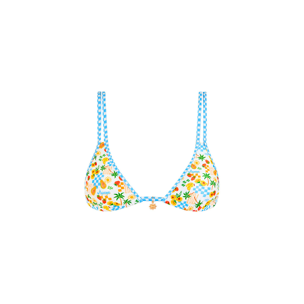 Twin Strap Bralette Bikini Top - Suncatcher