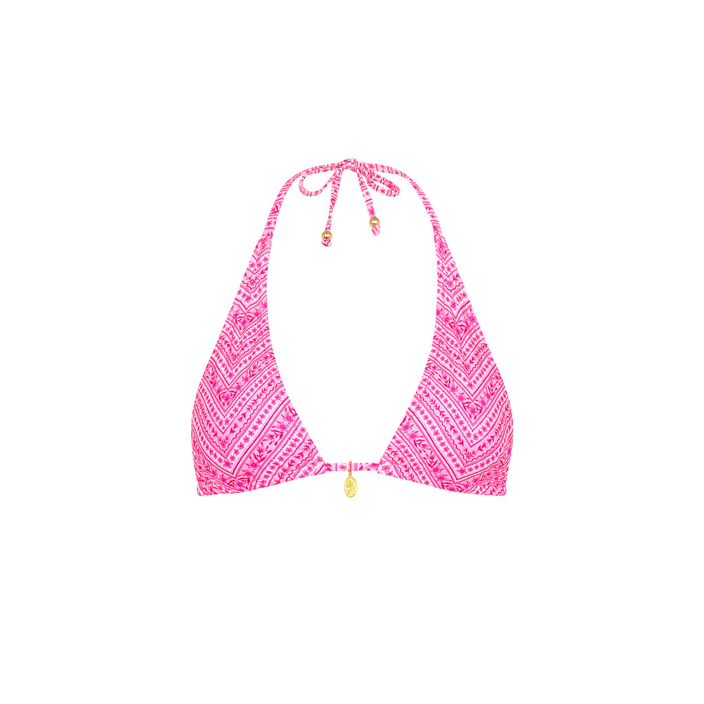 Classic Tie Halter Bikini Top - Starlight Saloon