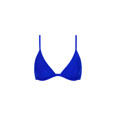 Underwire Triangle B-C Cup Bikini Top - Blue Lagoon