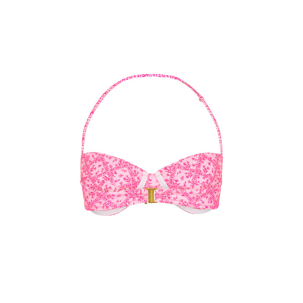 Retro Balconette Bra Bikini Top - Starlight Saloon