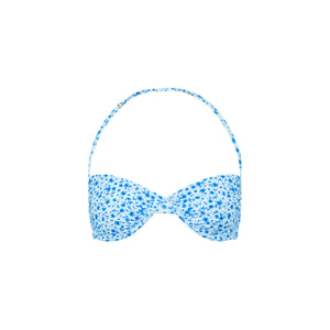 Retro Balconette Bra Bikini Top - Dream Flower