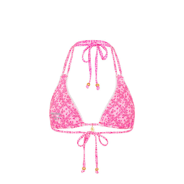 Decorative Panel Halter Bikini Top - Starlight Saloon