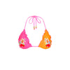 Lettuce Edge Bralette Bikini Top - Tropical Haven