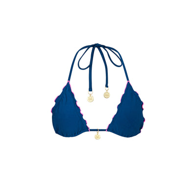 Lettuce Edge Bralette Bikini Top - Mystic Moon