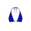 Ring Halter Bikini Top - Blue Lagoon