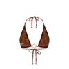 Ring Halter Bikini Top - Wild Rose