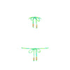 Trio Ring Triangle Bikini Top - Apple Blossom