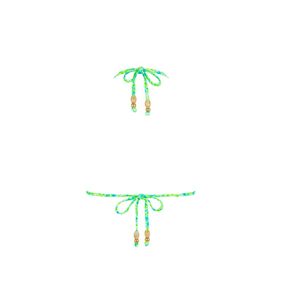 Y Cheeky Bikini Bottom - Apple Blossom