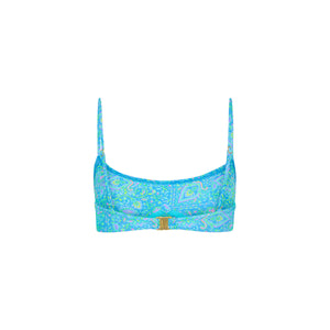 Invisible Underwire Crop Bikini Top - Stargaze