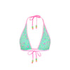 Decorative Bind Halter Bikini Top - Mint Macaron