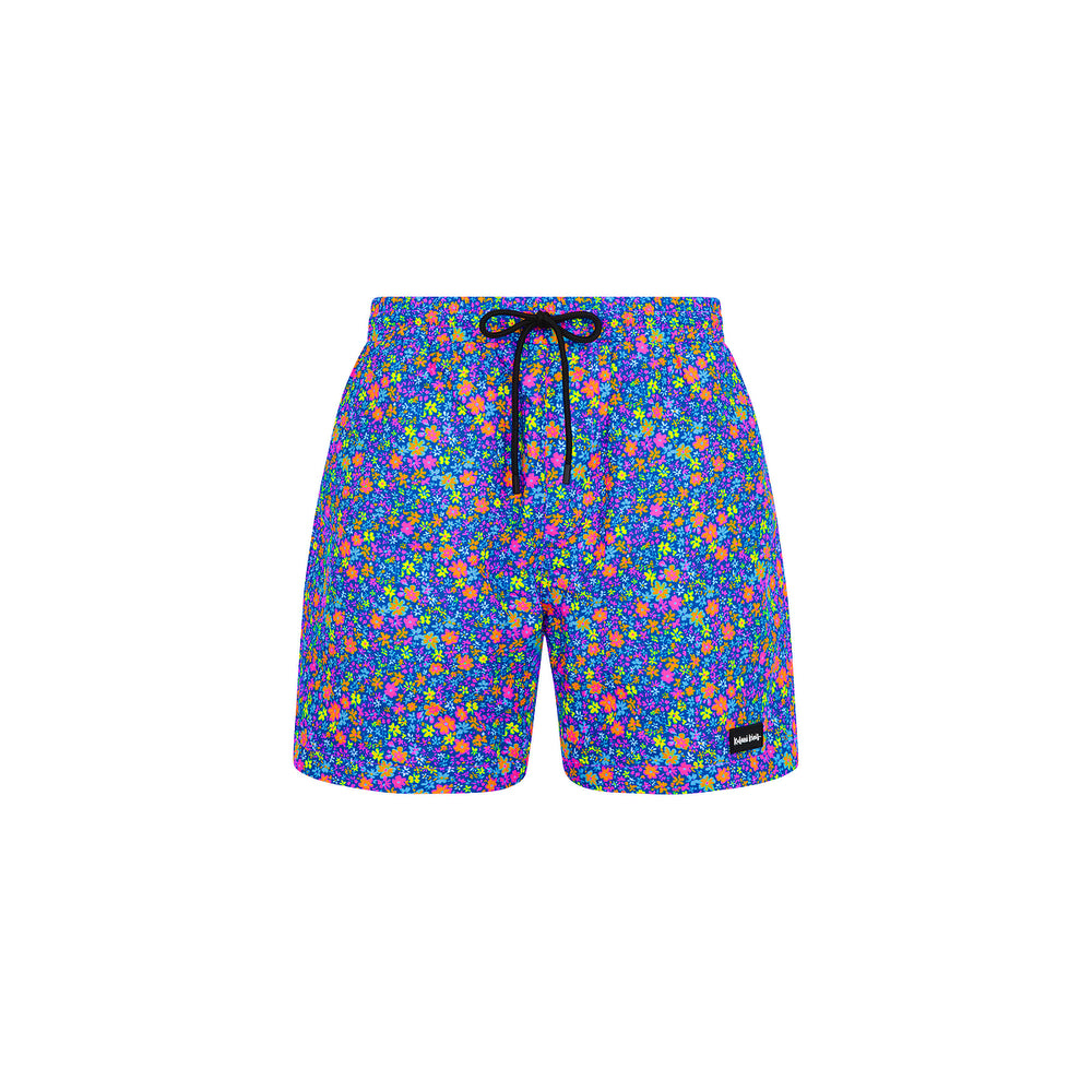 Men's Swim Trunks - Electric Bloom