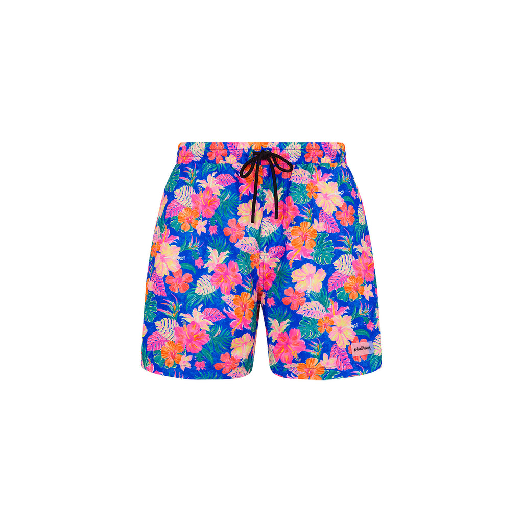 Men's Swim Trunks - Electric Palms