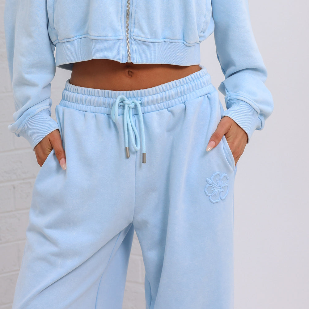 Terry Track Pants - Baby Bluebell