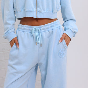 Terry Track Pants - Baby Bluebell