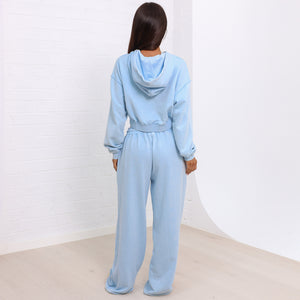 Terry Track Pants - Baby Bluebell