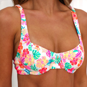 Underwire Bralette Bikini Top - Island Escape