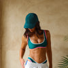 Vintage Corduroy Cap - Teal Forest