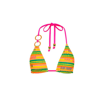 Lettuce Edge Thong Tie Bikini Bottom - Sunshine Lover