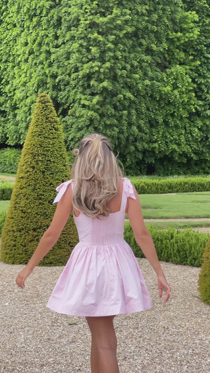 Ruffle Corset Mini Dress - Le Rose
