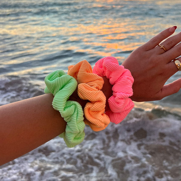 Scrunchie Trio Pack - Aloha Rainbow