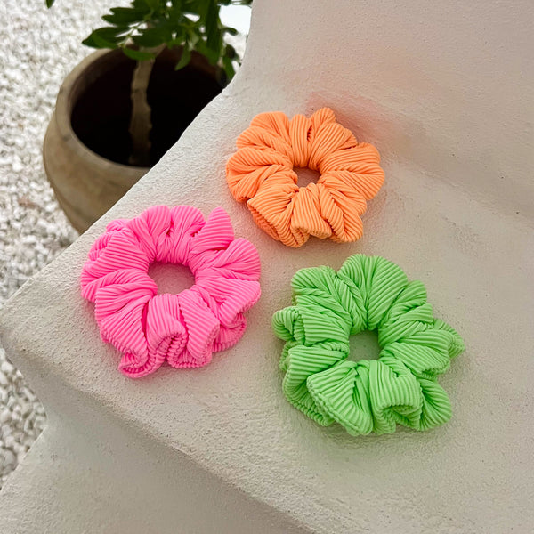 Scrunchie Trio Pack - Aloha Rainbow
