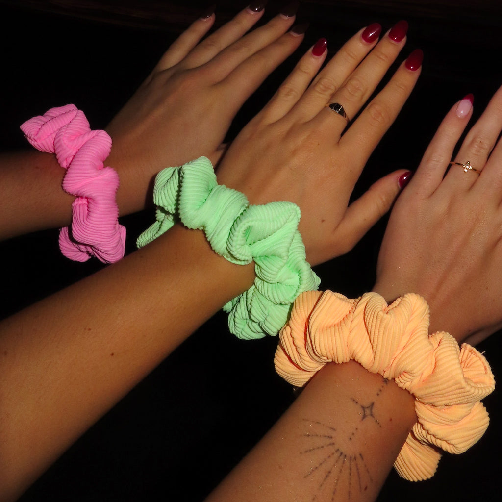 Scrunchie Trio Pack - Aloha Rainbow