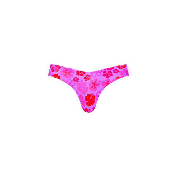 Cheeky V Bikini Bottom - Cherry Berry